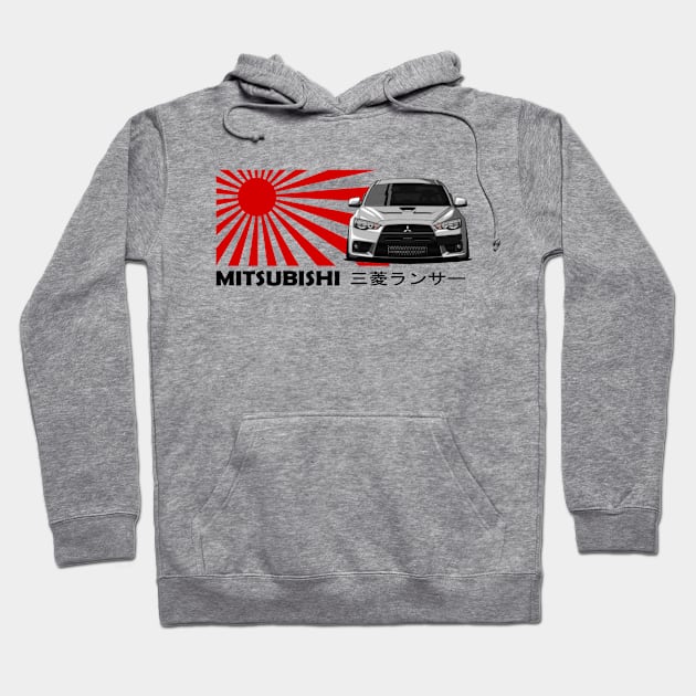 Mitsubishi Lancer EVO X, JDM Car Hoodie by T-JD